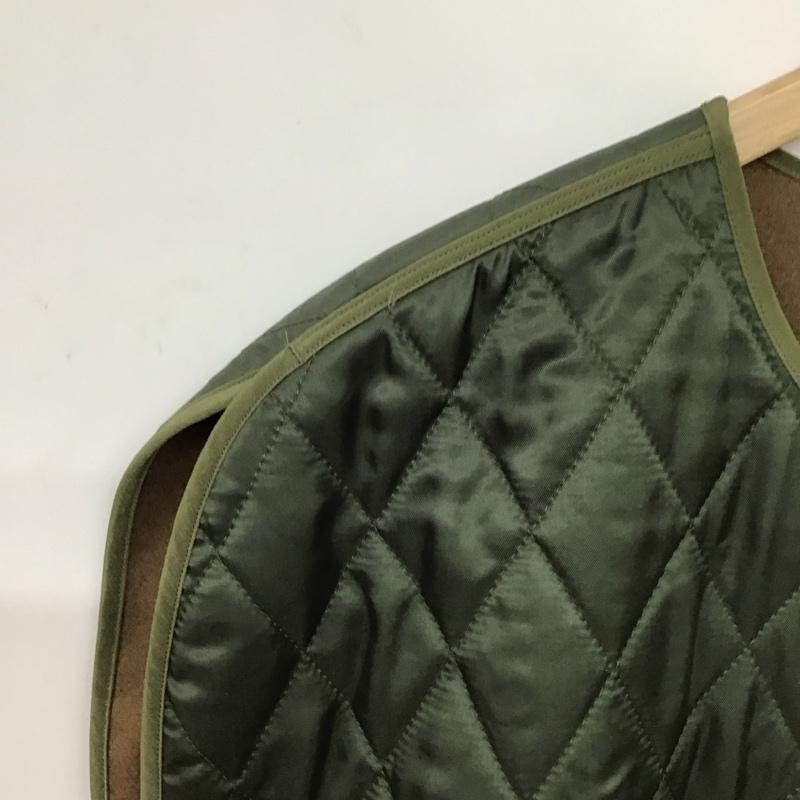 ハバーザック HAVERSACK ベスト ベスト ロングベスト フロントボタン FREE 無地 カーキ / カーキ / khaki X 茶 / ブラウン / brown メンズ USED 古着 中古 10151837