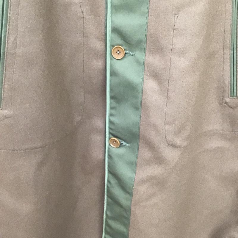 ハバーザック HAVERSACK ベスト ベスト ロングベスト フロントボタン FREE 無地 カーキ / カーキ / khaki X 茶 / ブラウン / brown メンズ USED 古着 中古 10151837