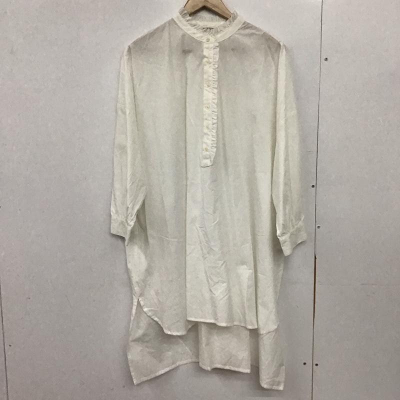 サマンサモスモス Samansa Mos2 ワンピース ロングスカート 長袖ロングワンピース シャツワンピース FREE 無地 白 / ホワイト / white レディース USED 古着 中古 10151841