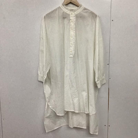 サマンサモスモス Samansa Mos2 ワンピース ロングスカート 長袖ロングワンピース シャツワンピース FREE 無地 白 / ホワイト / white レディース USED 古着 中古 10151841