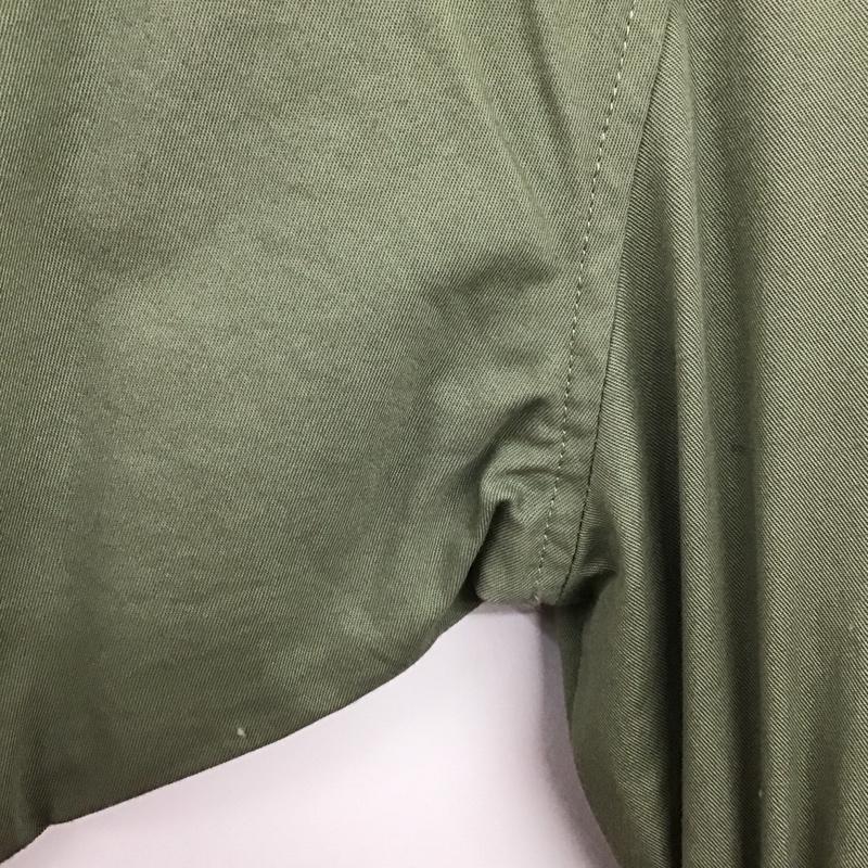 ブルックスブラザーズ BROOKS BROTHERS ワンピース ロングスカート 長袖シャツロングワンピース ウエスト切り替え 無地 カーキ / カーキ / khaki レディース USED 古着 中古 10151847