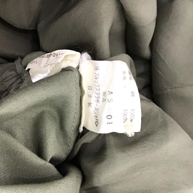 ブルックスブラザーズ BROOKS BROTHERS ワンピース ロングスカート 長袖シャツロングワンピース ウエスト切り替え 無地 カーキ / カーキ / khaki レディース USED 古着 中古 10151847