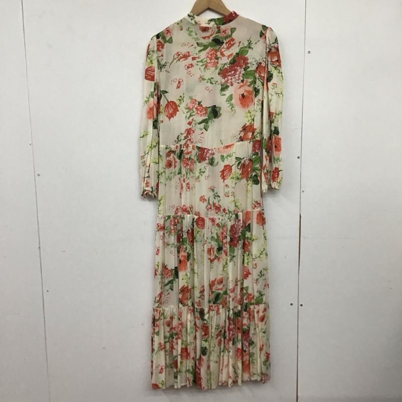 ザラ ZARA ワンピース ロングスカート 長袖シャツワンピース フロントボタン ロングワンピース M プリント マルチカラー / マルチカラー / multicolor レディース USED 古着 中古 10151849