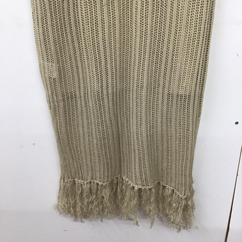 ジーナシス JEANASIS ワンピース ロングスカート ノースリーブロングワンピース タイトワンピース FREE  ベージュ / ベージュ / beige レディース USED 古着 中古 10151851