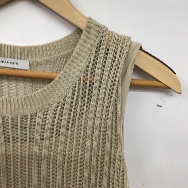 ジーナシス JEANASIS ワンピース ロングスカート ノースリーブロングワンピース タイトワンピース FREE  ベージュ / ベージュ / beige レディース USED 古着 中古 10151851