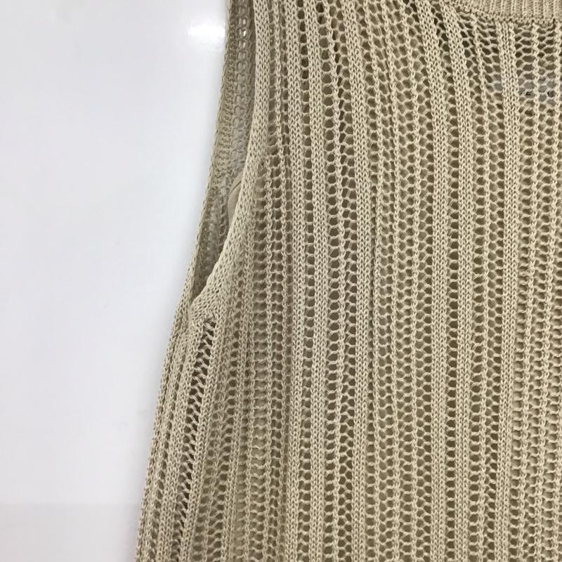 ジーナシス JEANASIS ワンピース ロングスカート ノースリーブロングワンピース タイトワンピース FREE  ベージュ / ベージュ / beige レディース USED 古着 中古 10151851