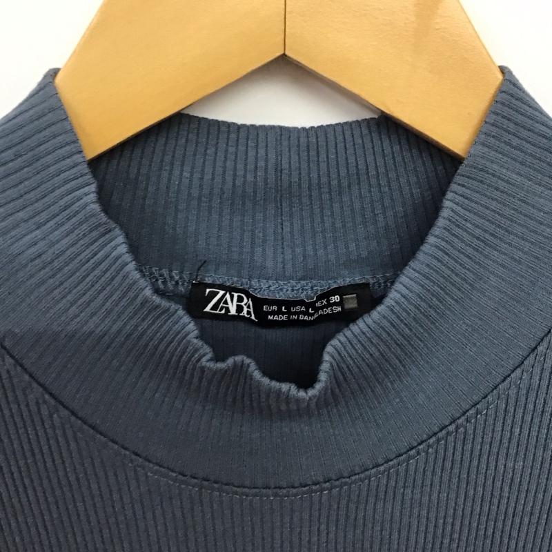 ザラ ZARA ワンピース ロングスカート 半袖ロングワンピース タイトワンピース L 無地 青 / ブルー / blue レディース USED 古着 中古 10151860