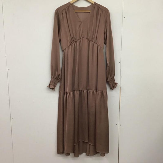 スナイデル SNIDEL ワンピース ロングスカート 長袖ロングワンピース フレアスカート ONE SIZE 無地 マルチカラー / マルチカラー / multicolor レディース USED 古着 中古 10151862