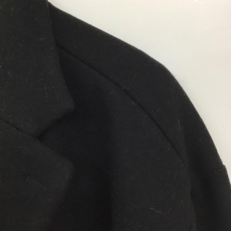 キャスパージョン CASPER JOHN コート コート一般 ロングコート カラージャケット アウター M 無地 黒 / ブラック / black メンズ USED 古着 中古 10151864