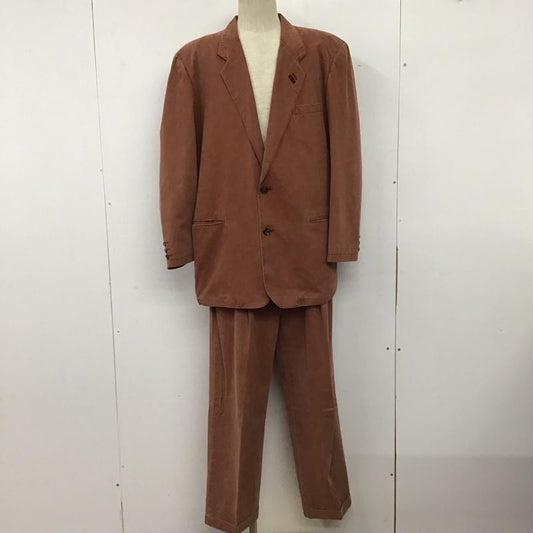 パパス PAPAS セットアップ セットアップ セットアップ 長袖ジャケット カジュアルパンツ 2点セット L 無地 茶 / ブラウン / brown メンズ USED 古着 中古 10151866
