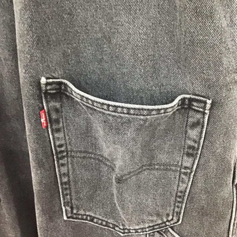 リーバイストラウスアンドコー Levi Strauss & co. サロペット・オーバーオール サロペット、オーバーオール オーバーオール つなぎ オールインワン L ロゴ、文字 ダークグレー / ダークグレー / メンズ USED 古着 中古 10151870