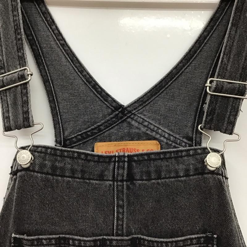 リーバイストラウスアンドコー Levi Strauss & co. サロペット・オーバーオール サロペット、オーバーオール オーバーオール つなぎ オールインワン L ロゴ、文字 ダークグレー / ダークグレー / メンズ USED 古着 中古 10151870