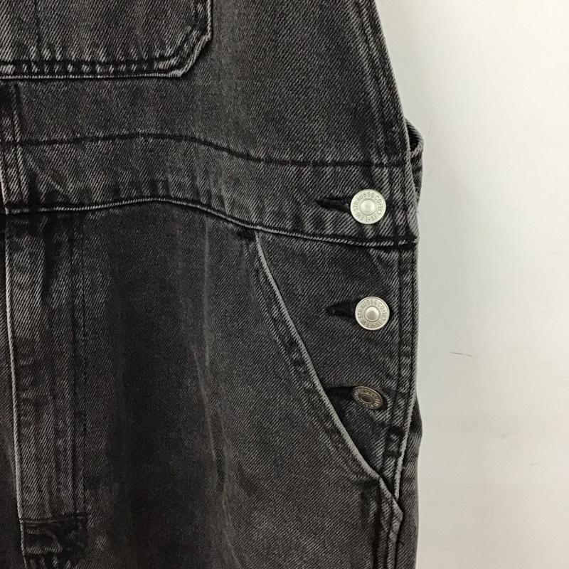 リーバイストラウスアンドコー Levi Strauss & co. サロペット・オーバーオール サロペット、オーバーオール オーバーオール つなぎ オールインワン L ロゴ、文字 ダークグレー / ダークグレー / メンズ USED 古着 中古 10151870