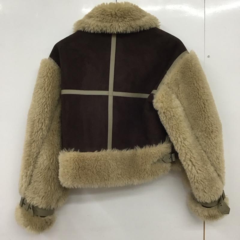 ムルーア MURUA ジャケット、上着 ジャケット、ブレザー 012250200601-01 ムートンコート アウター FREE 無地 茶 / ブラウン / brown レディース USED 古着 中古 10151871