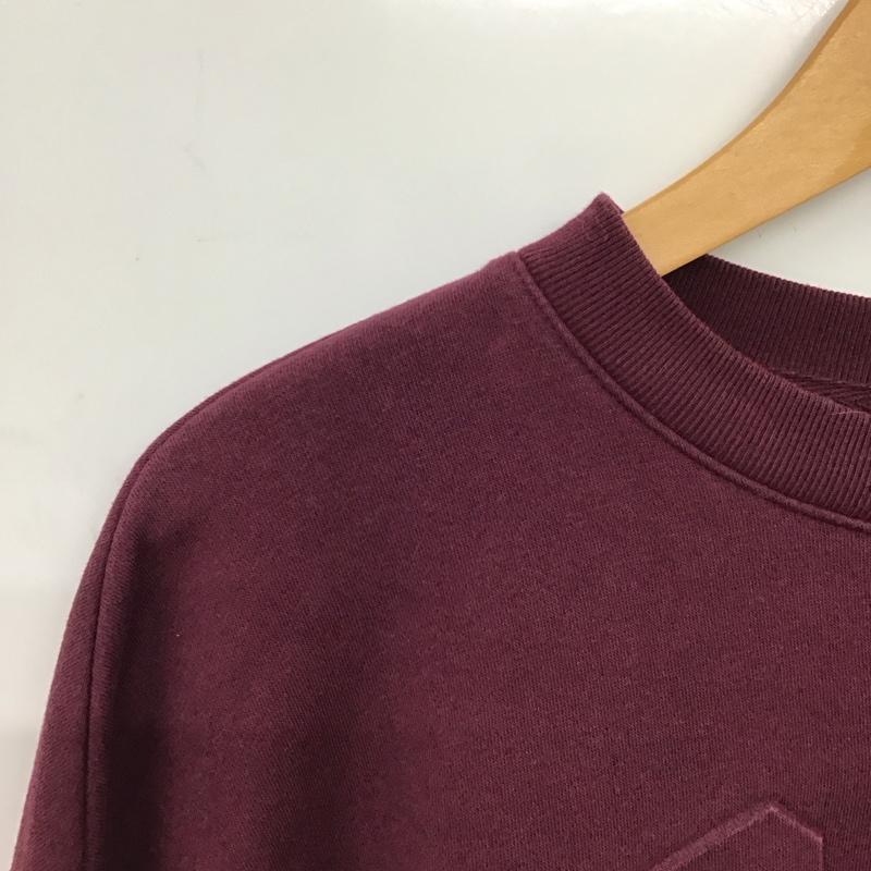 ギャップ GAP トレーナー 長袖 長袖トレーナー スウェット クルーネック プルオーバー S ロゴ、文字 えんじ / ワインレッド / dark red レディース USED 古着 中古 10151872