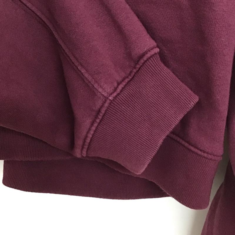 ギャップ GAP トレーナー 長袖 長袖トレーナー スウェット クルーネック プルオーバー S ロゴ、文字 えんじ / ワインレッド / dark red レディース USED 古着 中古 10151872
