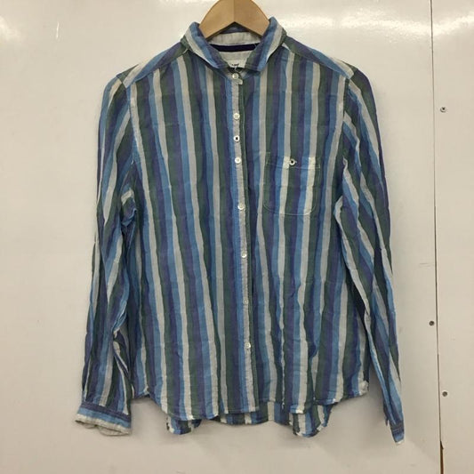 ニコアンド niko and... シャツ、ブラウス 長袖 長袖シャツ ストライプシャツ カラーシャツ 4 ストライプ マルチカラー / マルチカラー / multicolor レディース USED 古着 中古 10151877