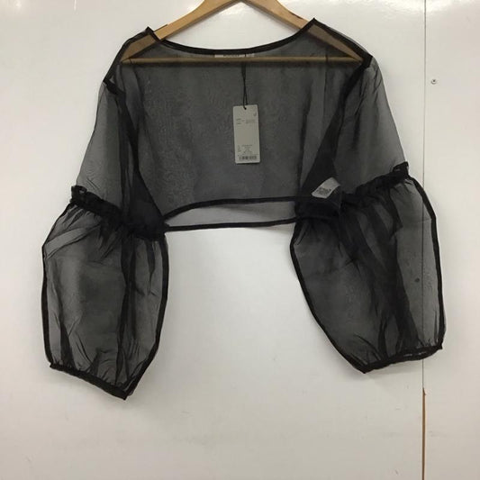 マウジー MOUSSY カットソー 長袖 010gas80-5690 LAYEREDSHEERトップス FREE 無地 黒 / ブラック / black レディース USED 古着 中古 10151879