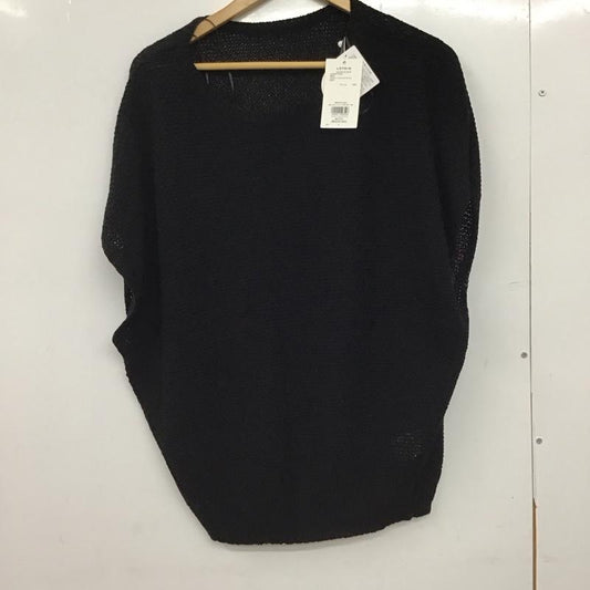 レプシィム LEPSIM カットソー 半袖 ノースリーブカットソー 無地Tシャツ クルーネックカットソー FREE 無地 黒 / ブラック / black レディース USED 古着 中古 10151886