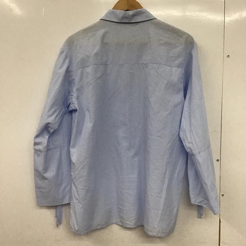 ザラ ZARA シャツ、ブラウス 長袖 長袖シャツ 無地シャツ カラーシャツ XS 無地 水色 / ライトブルー / レディース USED 古着 中古 10151888