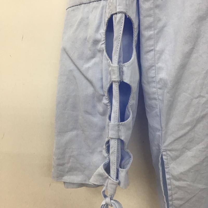 ザラ ZARA シャツ、ブラウス 長袖 長袖シャツ 無地シャツ カラーシャツ XS 無地 水色 / ライトブルー / レディース USED 古着 中古 10151888