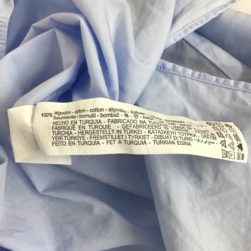 ザラ ZARA シャツ、ブラウス 長袖 長袖シャツ 無地シャツ カラーシャツ XS 無地 水色 / ライトブルー / レディース USED 古着 中古 10151888