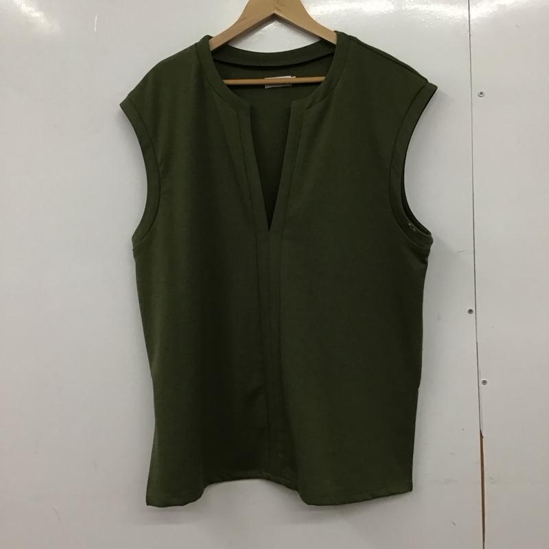 レプシィム LEPSIM ベスト ベスト プルオーバーベスト ノースリーブカットソー FREE 無地 カーキ / カーキ / khaki レディース USED 古着 中古 10151889