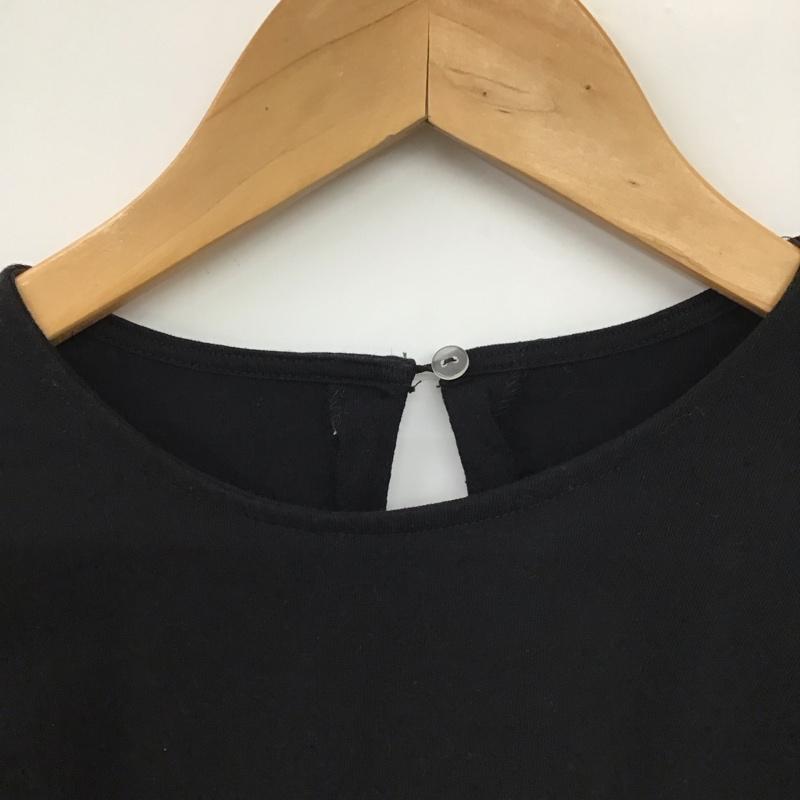 ティティベイト titivate カットソー 半袖 半袖カットソー 無地Tシャツ FREE 無地 黒 / ブラック / black レディース USED 古着 中古 10151893