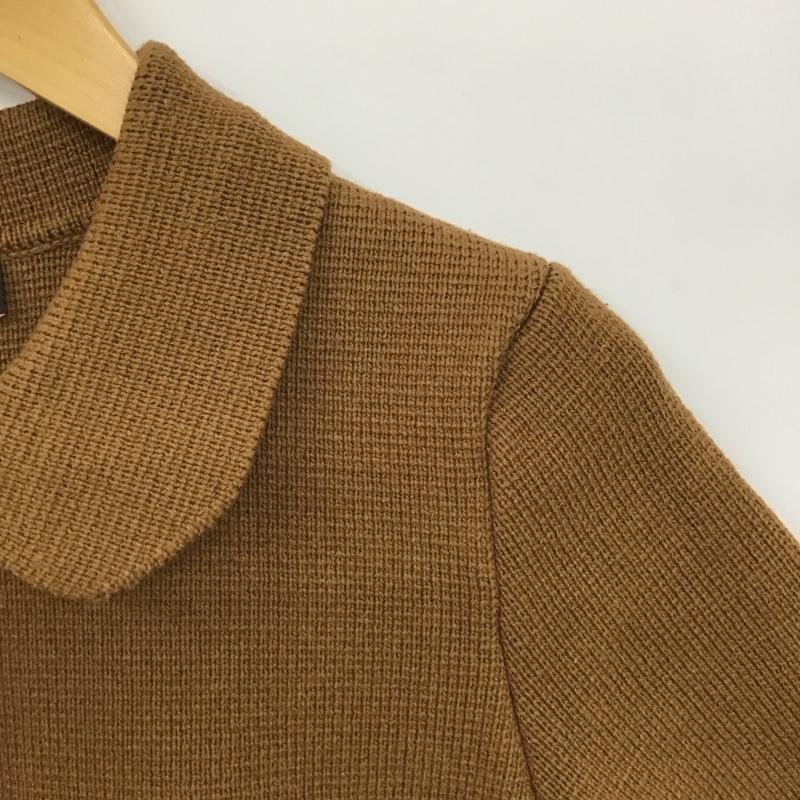ザラ ZARA シャツ、ブラウス 半袖 半袖カットソー ニットカットソー フロントボタン S 無地 茶 / ブラウン / brown レディース USED 古着 中古 10151899