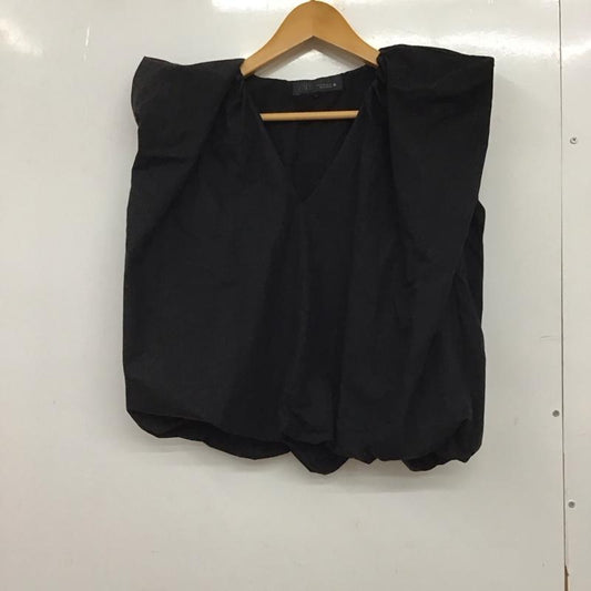 ザラ ZARA カットソー 半袖 ノースリーブカットソー プルオーバーカットソー XS 無地 黒 / ブラック / black レディース USED 古着 中古 10151908