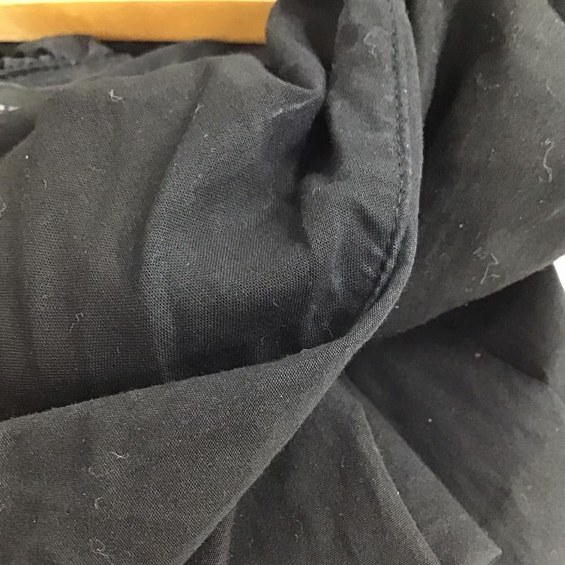 ザラ ZARA カットソー 半袖 ノースリーブカットソー プルオーバーカットソー XS 無地 黒 / ブラック / black レディース USED 古着 中古 10151908