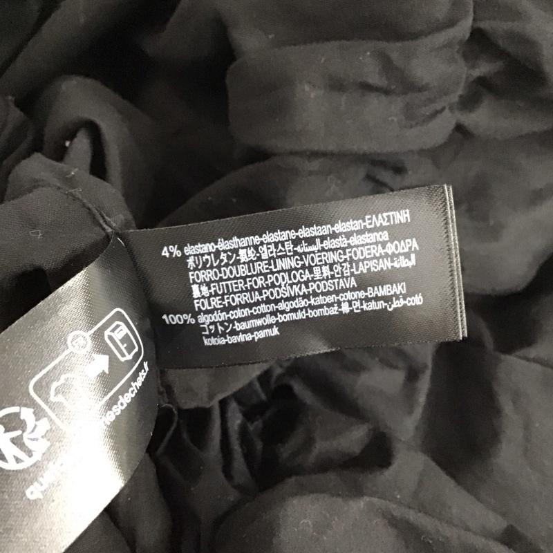 ザラ ZARA カットソー 半袖 ノースリーブカットソー プルオーバーカットソー XS 無地 黒 / ブラック / black レディース USED 古着 中古 10151908