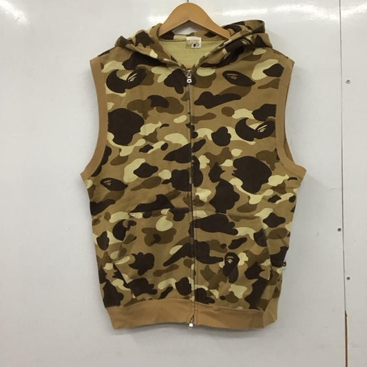 ベイプ BAPE ベスト ベスト ジップアップベスト ノースリーブカットソー アウター M プリント マルチカラー / マルチカラー / multicolor メンズ USED 古着 中古 10151914