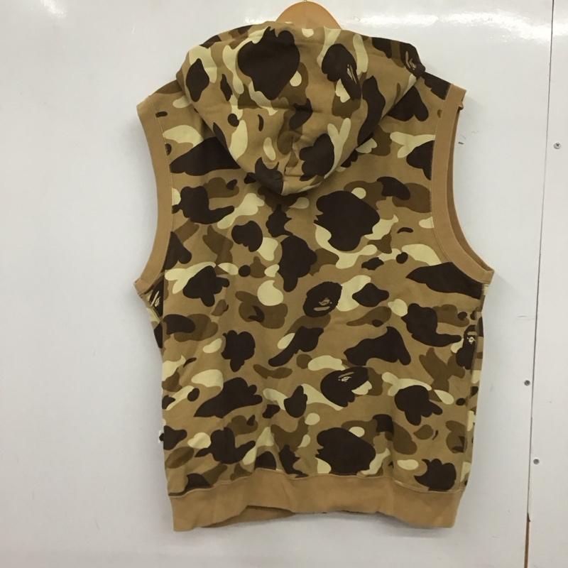 ベイプ BAPE ベスト ベスト ジップアップベスト ノースリーブカットソー アウター M プリント マルチカラー / マルチカラー / multicolor メンズ USED 古着 中古 10151914