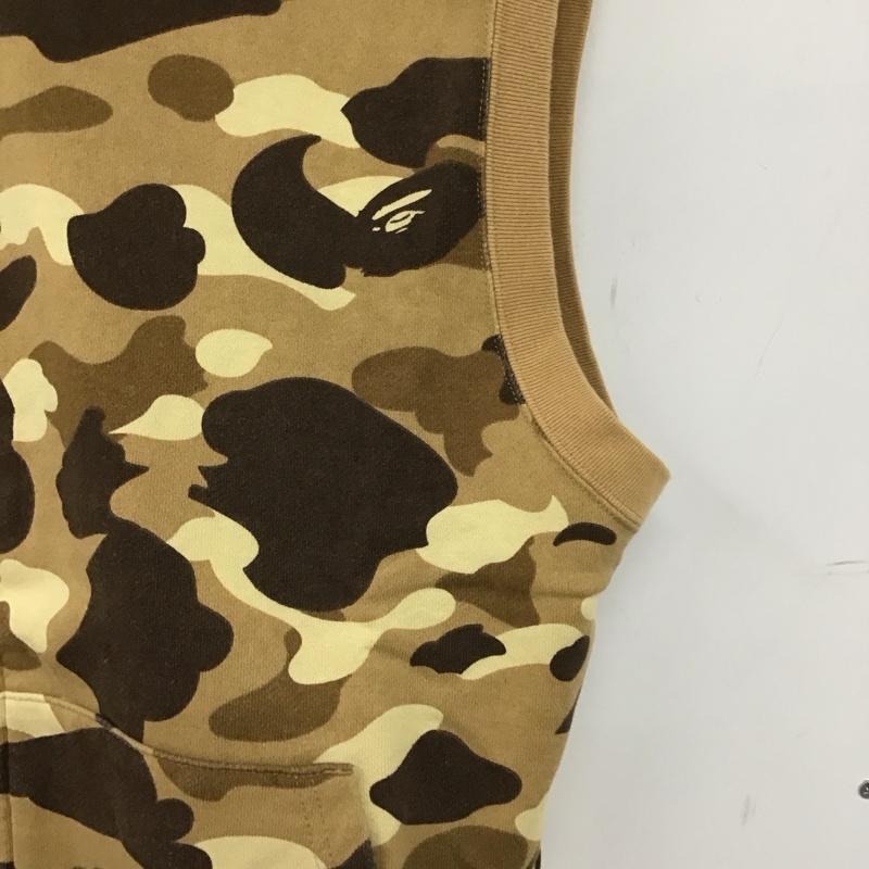 ベイプ BAPE ベスト ベスト ジップアップベスト ノースリーブカットソー アウター M プリント マルチカラー / マルチカラー / multicolor メンズ USED 古着 中古 10151914