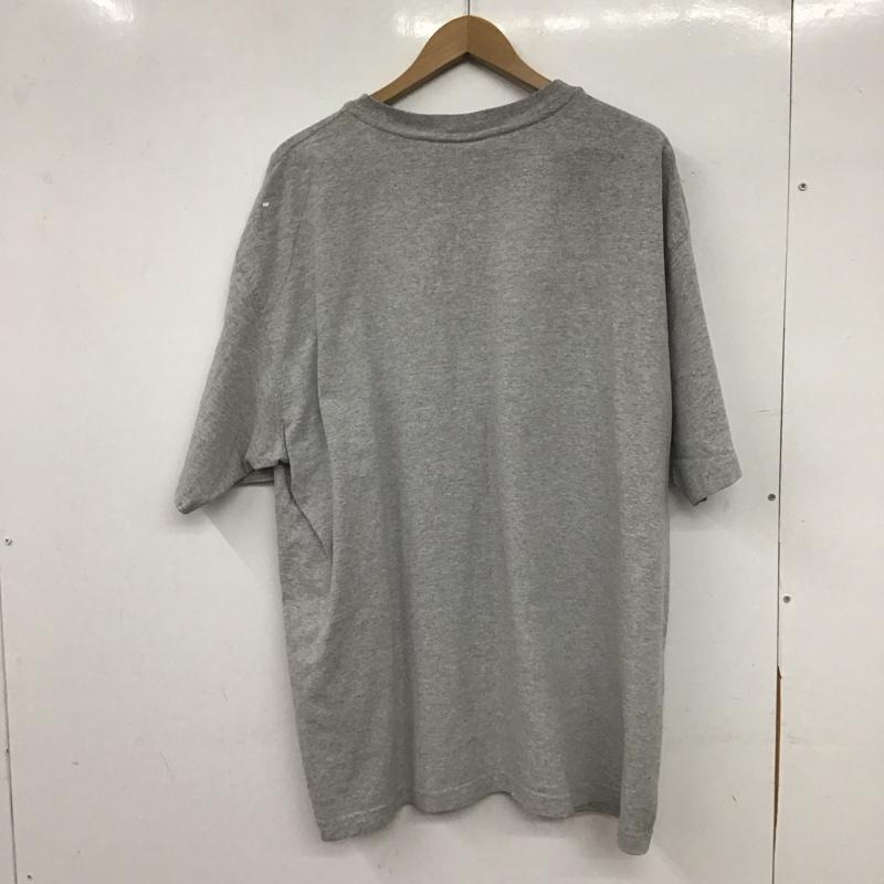 カーハート Carhartt Tシャツ 半袖 半袖カットソー プリントTシャツ ヘンリーネックカットソー XL ロゴ、文字 灰 / グレー / gray メンズ USED 古着 中古 10151915