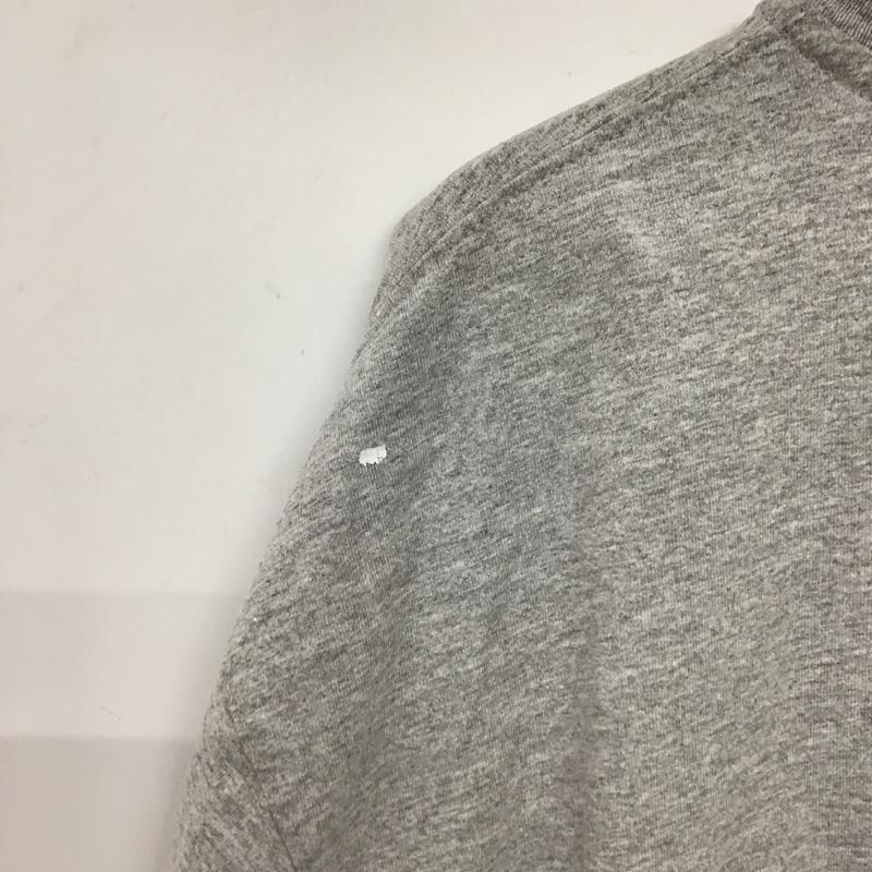 カーハート Carhartt Tシャツ 半袖 半袖カットソー プリントTシャツ ヘンリーネックカットソー XL ロゴ、文字 灰 / グレー / gray メンズ USED 古着 中古 10151915