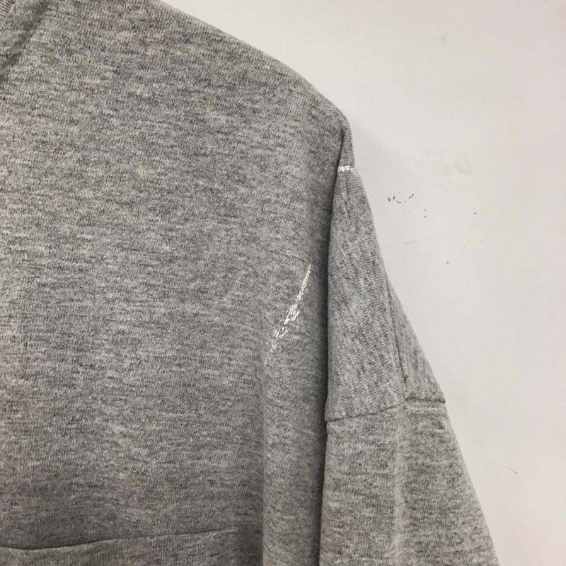 カーハート Carhartt Tシャツ 半袖 半袖カットソー プリントTシャツ ヘンリーネックカットソー XL ロゴ、文字 灰 / グレー / gray メンズ USED 古着 中古 10151915