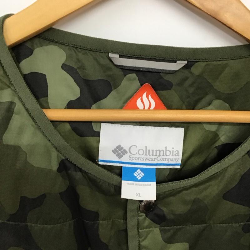 コロンビア Columbia ジャケット、上着 ジャンパー、ブルゾン 216 pm5435 ナイロン フロントボタン アウター XL カモフラージュ柄・迷彩 マルチカラー / マルチカラー / multicolor メンズ USED 古着 中古 10151916