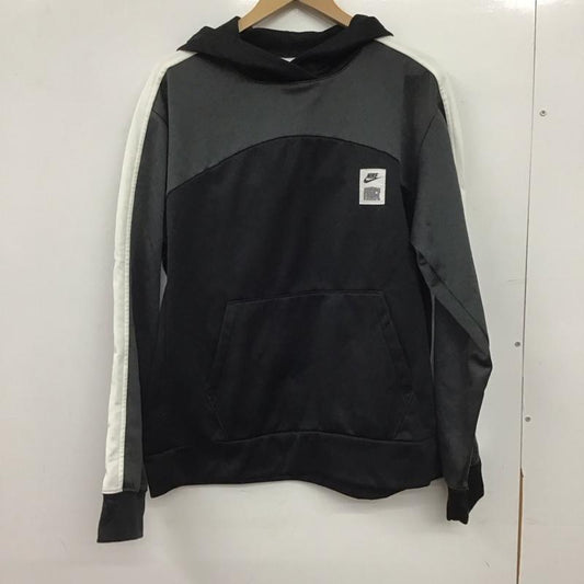 ナイキ NIKE パーカー 長袖 dq5837-010 サーマフィットスターティング5ロングスリーブフリースプルオーバー L ロゴ、文字 黒 / ブラック / black メンズ USED 古着 中古 10151917