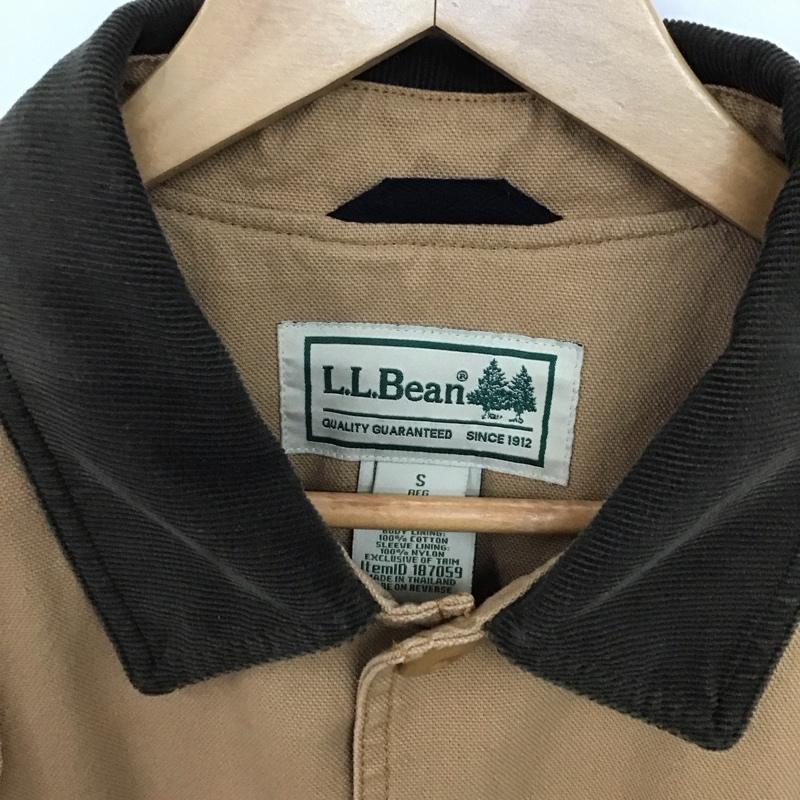 エルエルビーン L.L.Bean ジャケット、上着 ジャンパー、ブルゾン カジュアルジャケット アウター カラージャケット S 無地 茶 / ブラウン / brown メンズ USED 古着 中古 10151921