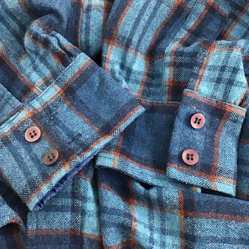 古着 USED シャツ、ブラウス 長袖 長袖シャツ チェックシャツ カラーシャツ S チェック マルチカラー / マルチカラー / multicolor メンズ USED 古着 中古 10151922