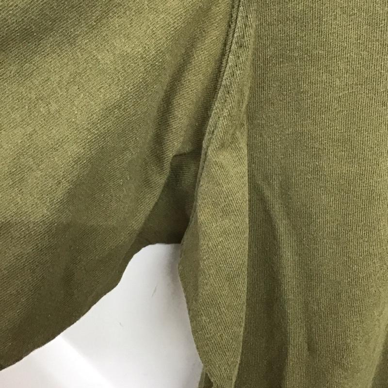 カーハート Carhartt Tシャツ 半袖 半袖カットソー プリントTシャツ クルーネックカットソー XXL ロゴ、文字 カーキ / カーキ / khaki メンズ USED 古着 中古 10151924