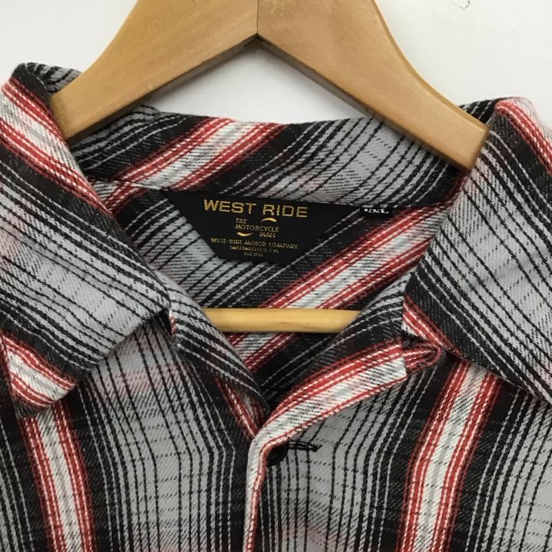 ウエストライド WESTRIDE シャツ、ブラウス 長袖 長袖シャツ チェックシャツ カラーシャツ XXL チェック マルチカラー / マルチカラー / multicolor メンズ USED 古着 中古 10151925