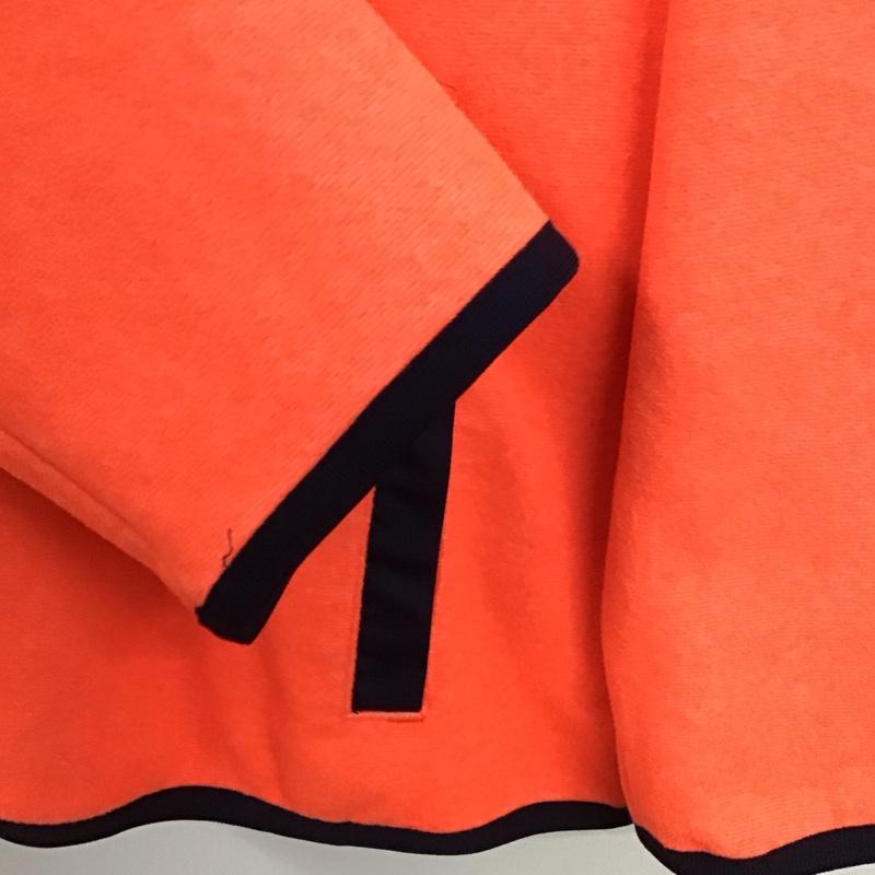 アンダーアーマー UNDER ARMOUR パーカー 長袖 ジップアップパーカー 長袖パーカー カジュアルジャケット XL ロゴ、文字 紺 / ネイビー / navy X 橙 / オレンジ / orange メンズ USED 古着 中古 10151926