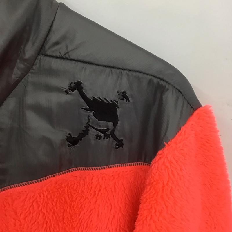 オークリー OAKLEY ジャケット、上着 ジャンパー、ブルゾン ジップアップジャケット フリースジャケット アウター XL ロゴ、文字 橙 / オレンジ / orange メンズ USED 古着 中古 10151927