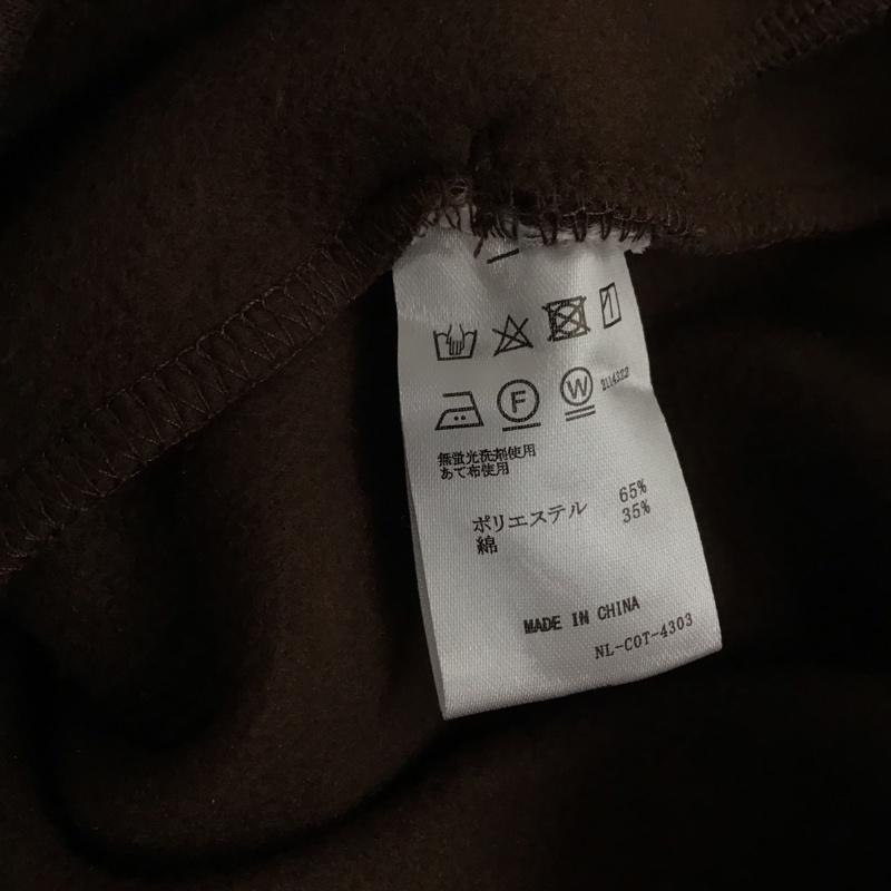アミナ Amina パーカー 長袖 長袖ジップアップパーカー スウェットパーカー 無地 茶 / ブラウン / brown メンズ USED 古着 中古 10151928