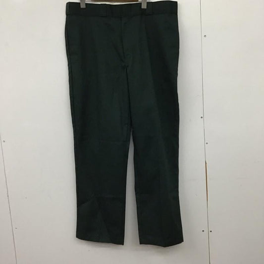 ディッキーズ Dickies パンツ ワークパンツ、ペインターパンツ ワークパンツ ワイドパンツ カジュアルパンツ 38インチ 無地 緑 / グリーン / green メンズ USED 古着 中古 10151930
