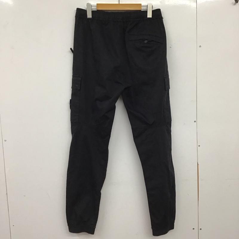 ストーンアイランド STONE ISLAND パンツ ワークパンツ、ペインターパンツ ワークパンツ ワイドパンツ カジュアルパンツ カーゴパンツ M 無地 黒 / ブラック / black メンズ USED 古着 中古 10151935