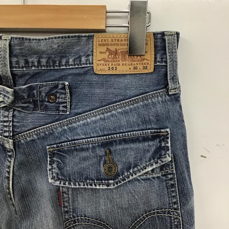 リーバイストラウスアンドコー Levi Strauss & co. パンツ デニム、ジーンズ デニムパンツ スリムパンツ カジュアルパンツ ストレッチパンツ 30インチ ダメージ加工 インディゴ / インディゴ / Indigo メンズ USED 古着 中古 10151936